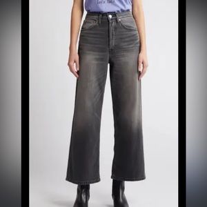 NWT Re/Done High Waist Crop Wide Leg Jeans Size 26